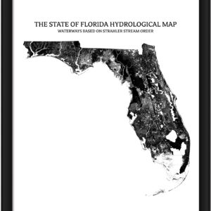 Florida- Rivers & Lakes Map