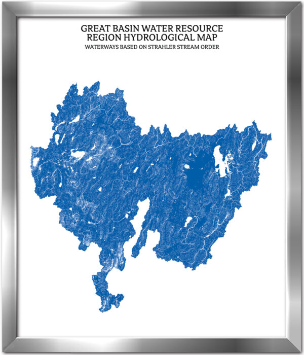 Great Basin Watershed Map - US River Maps