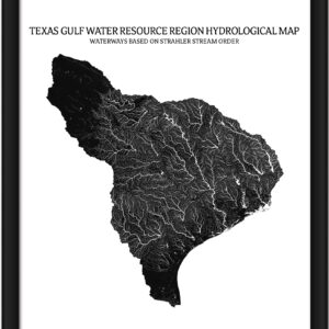 Texas-Gulf Watershed Map
