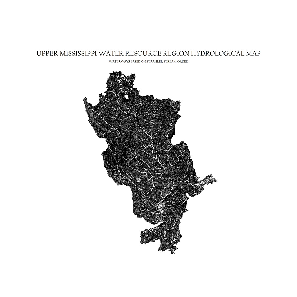 Missouri Watershed Map US River Maps